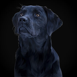 Canvas Realistisch Portret