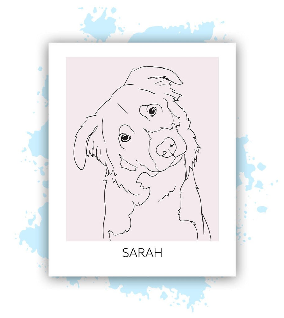 Één-Roze-Losse poster-30x40 CM