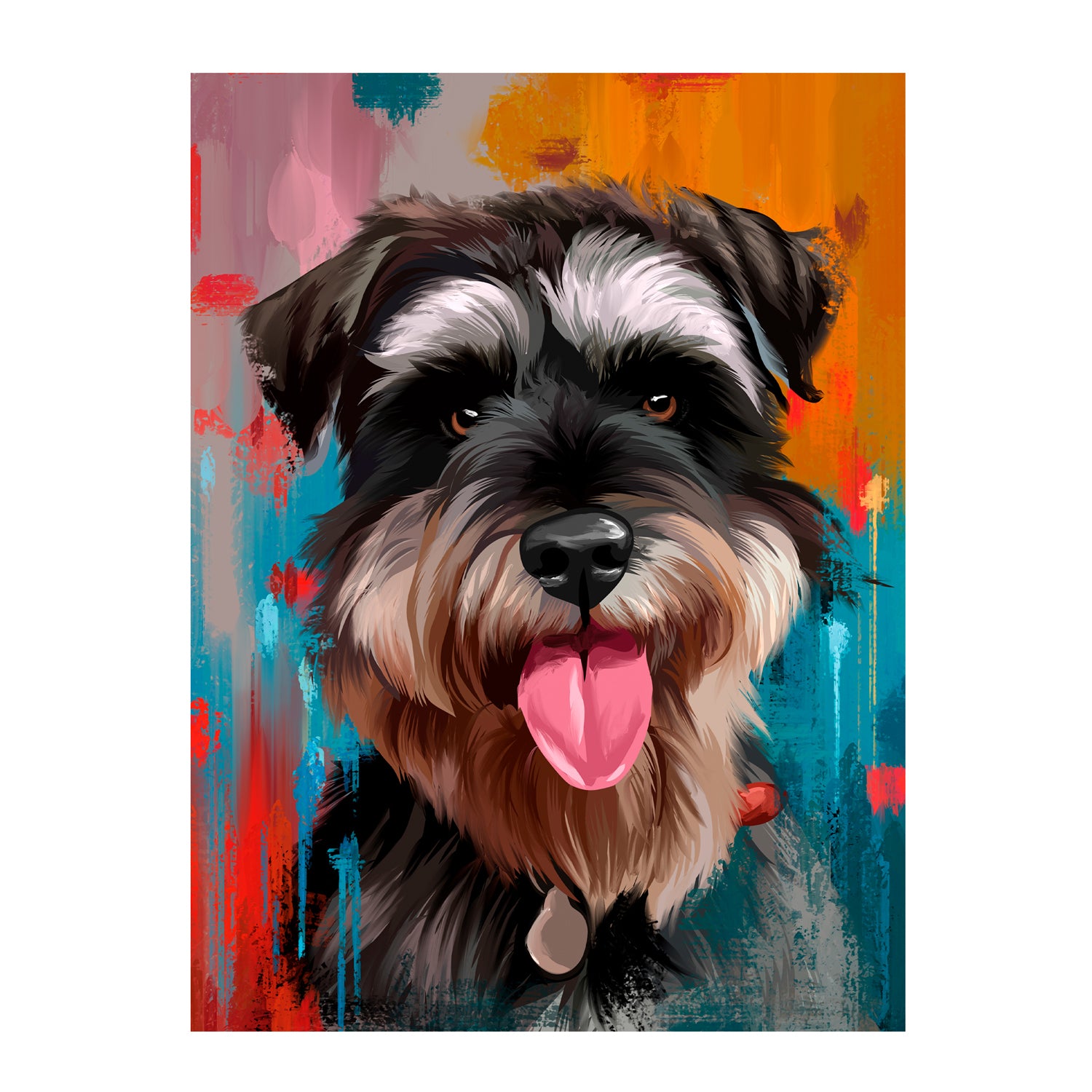 Canvas Popart Portret