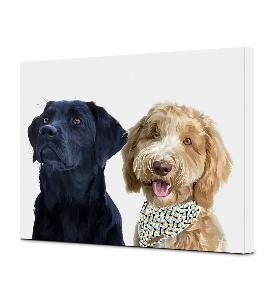 Twee-Wit-Canvas-30x40 CM