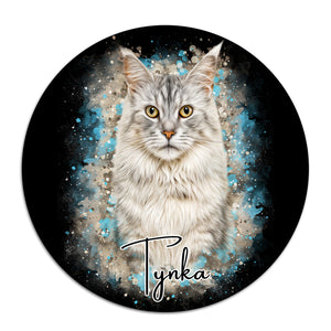 Aquarellporträt eines Wandkreises