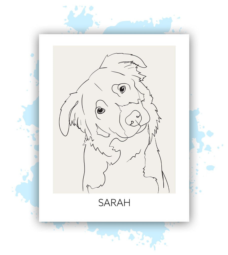  Één-Beige-Losse poster-30x40 CM