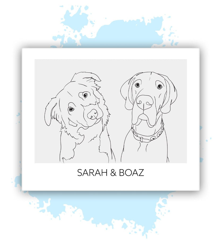  Twee-Grijs-Losse poster-30x40 CM