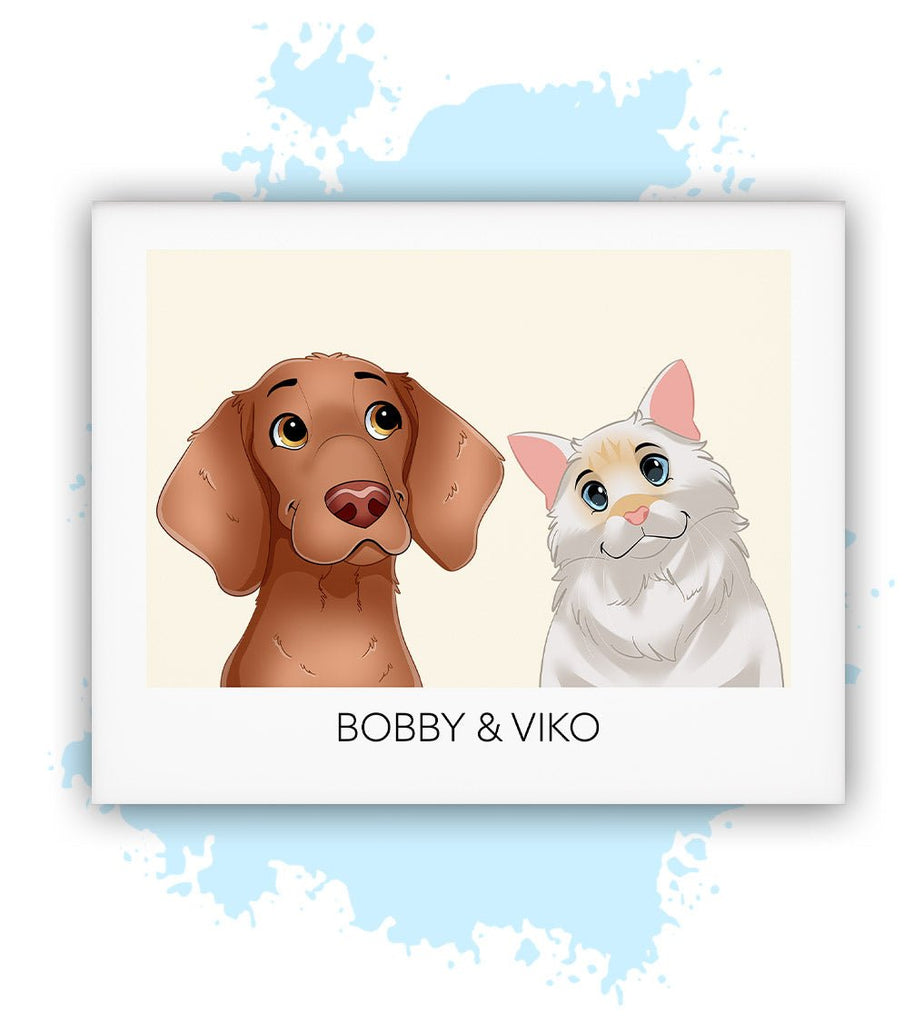 Twee-Beige-Losse poster-30x40 CM