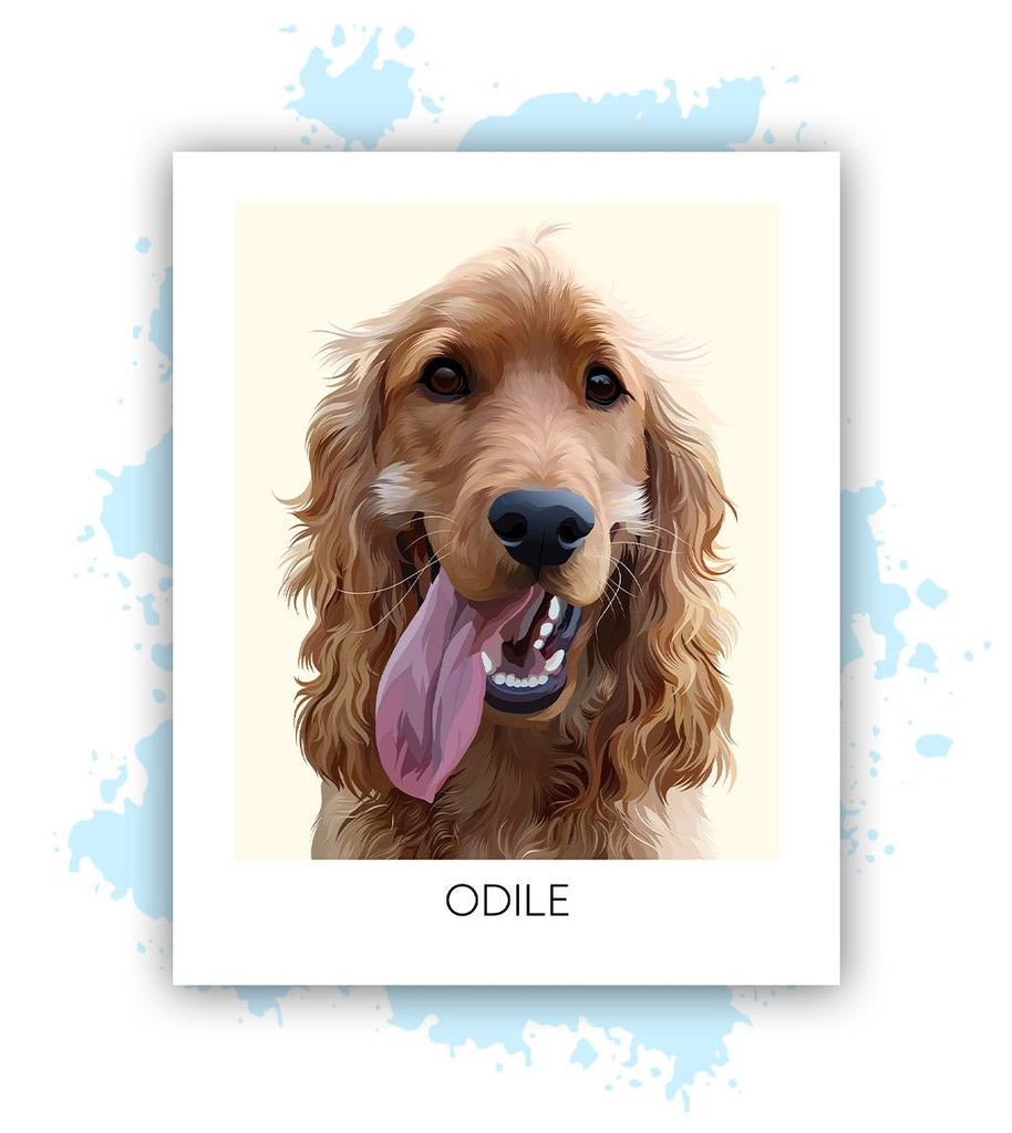 Één-Geel-Losse poster-30x40 CM