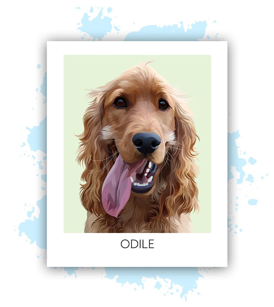 Één-Groen-Losse poster-30x40 CM